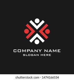 Logo like people who gather to discuss business / meetings.
Elegant, classy and professional.