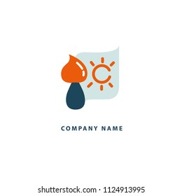 Logo line art brush for design template. Modern paint vector element. Art, paint, inspiration, creative agency logotype. Imagination concept web sign. Vector illustration, Graphic Editable Design.