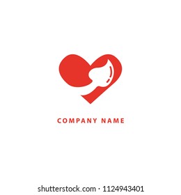 Logo line art brush for design template. Modern paint vector element. Art, paint, inspiration, creative agency logotype. Imagination concept web sign. Vector illustration, Graphic Editable Design.