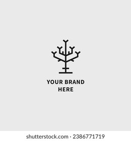 Logo line design concept simple