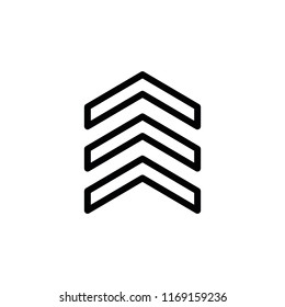up logo line icon