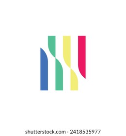 Logo-Regenbogendesign-Vorlagenelement