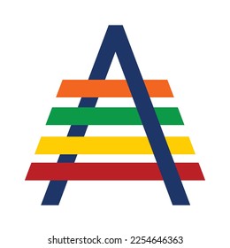 A logo line stripe template