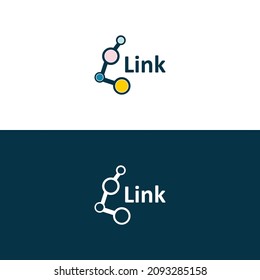 Logo-Link-Verbindung einfach modern