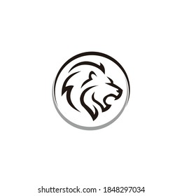 logo lion vector icon templet