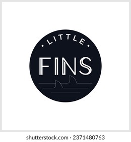 logo for little fins swim school.Modern Sports Club Badge Logo - Swimming
