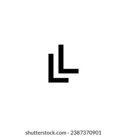Logo LL initial LL law business identity brokers capital