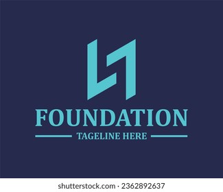 Logo LN Initial LN vektor Design 