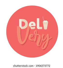 Entrega de ubicación de logotipo en icono de fondo blanco- Vector