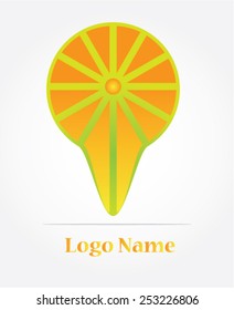 Logo Location Pin map symbol vector design template