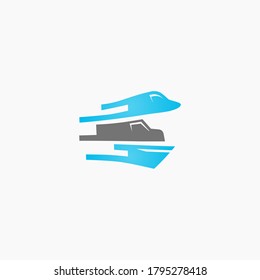 Logo-Logistikdesign, Vektorgrafik