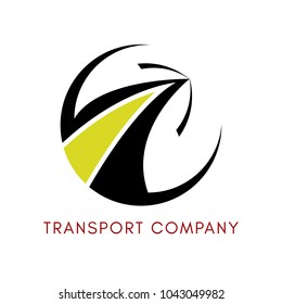 Logo of the logistics company. Arrow icon. Business logo. Vector