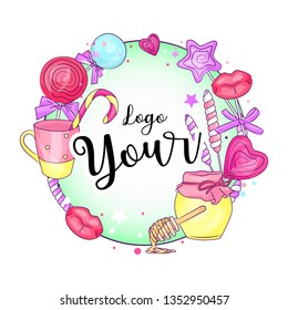 Logo lollipops sweets