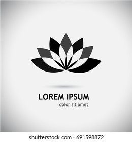 Logo of lotus. Vector