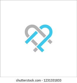 logo love abstrac