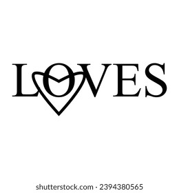 Logo love design love company group business