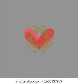 logo love design vector icon