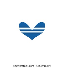 logo love design vector icon