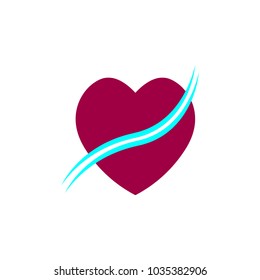 logo love or icon  template