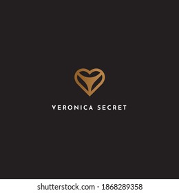 Logo Love Icon with variation object