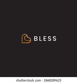 Logo Love Icon with variation object