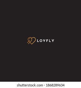 Logo Love Icon con objeto de variación