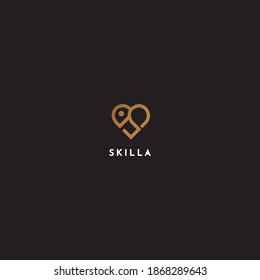 Logo Love Icon with variation object