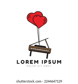 logo i love to play the piano