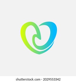 Logoliebe in Vektor