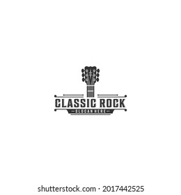 logo for lovers and fans of classical rock music on a white background