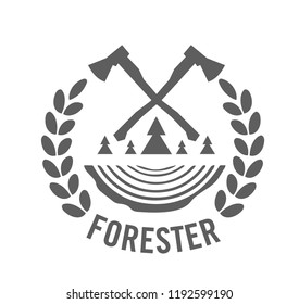 logo of lumberjack,forester