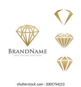 Logo Luxury Diamond Vector Template Stock Vector (Royalty Free ...