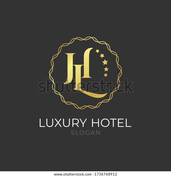 Logo Luxury Golden Elegant Hotel Branding Stock Vector (Royalty Free ...