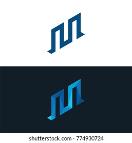 logo m abstact