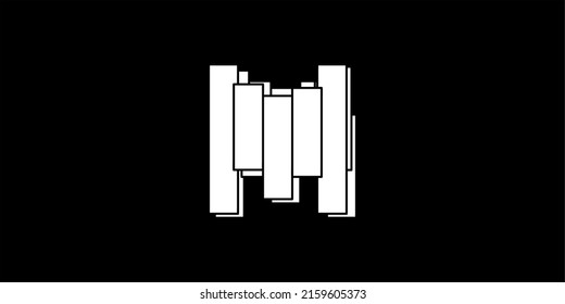 logo M black and white