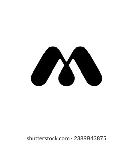 Logotipo m grupo inicial de empresas m grupo de inversores de gestión grupo de sociedades