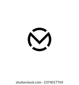 Logo m initial m corporate business design