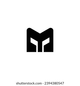 Logo m diseño inicial de gestión de inversiones m