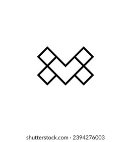 Logotipo m inicial m socios de administración intermediarios