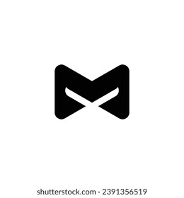 Logo m initial m milenial company capital