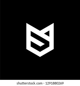 logo M letter M technology IT combination M