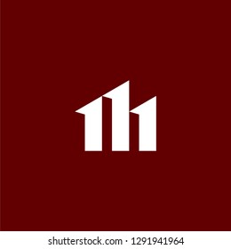logo M. letter M technology. IT. bussines log .combination M