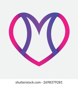 A Logo of M and Love