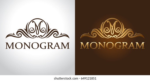 logo M monogram vector icon