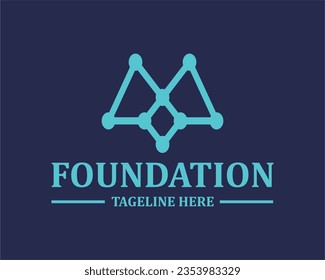 Logo M Technology, initial M tech corporate 