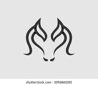 a logo made from the combination of two phoenixes and makes an elegant dragon, this logo has the meaning of courage, cooperation, and never give up