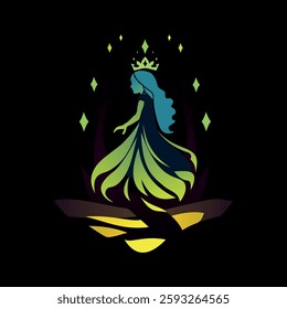 Logo Mailed Princess in the Forest