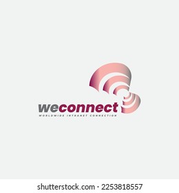 Logo is mainly illustrated for network business, intranet, portal, connection branding, social network and global communication business hub.