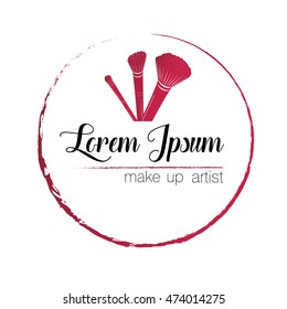 Logo. Make up artist. Illustration vector