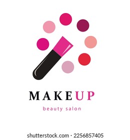 Logo make up artist. Vector